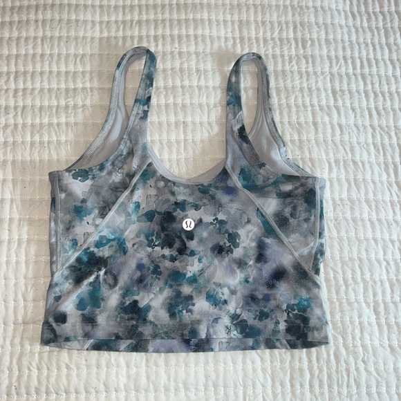 lululemon align tank kaleidofloral multi || size: 4 🤍🩵 - Picture 2 of 3